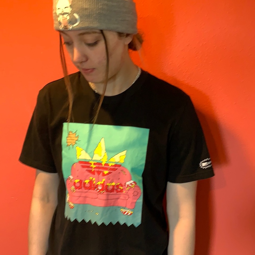Zumiez graphic Tshirt “Adidas skateboard”